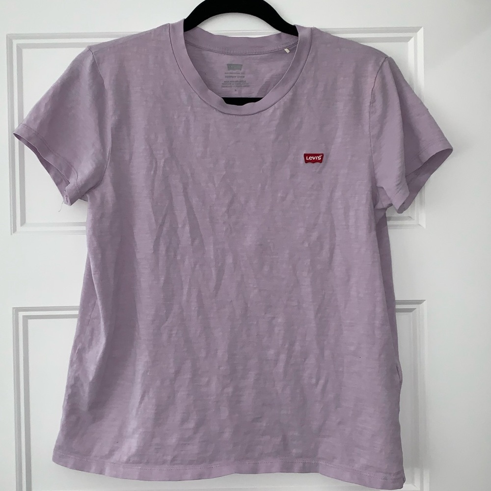 Lavender Levi’s Cotton T-shirt